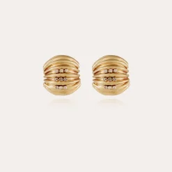 Boucles d'oreilles Anne strass