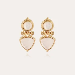 Boucles d'oreilles Colorado - Nacre blanche