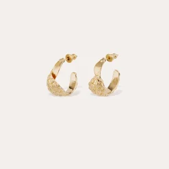 Boucles d'oreilles créoles Almara petit modèle