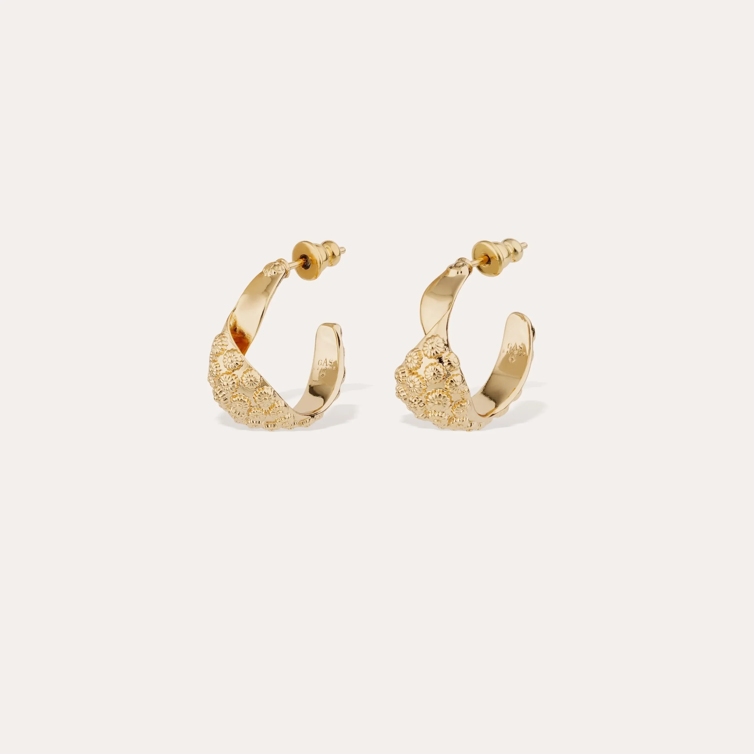 Boucles d'oreilles créoles Almara petit modèle