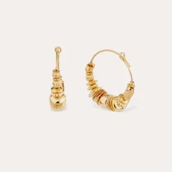 Boucles d'oreilles créoles Aloha mini