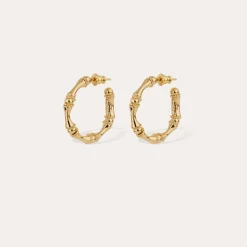 Boucles d'oreilles créoles Bambou mini