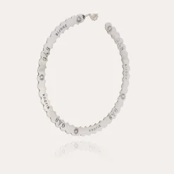 Boucles d'oreilles créoles Bolduc grand modèle