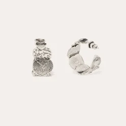Boucles d'oreilles créoles Cuore petit modèle