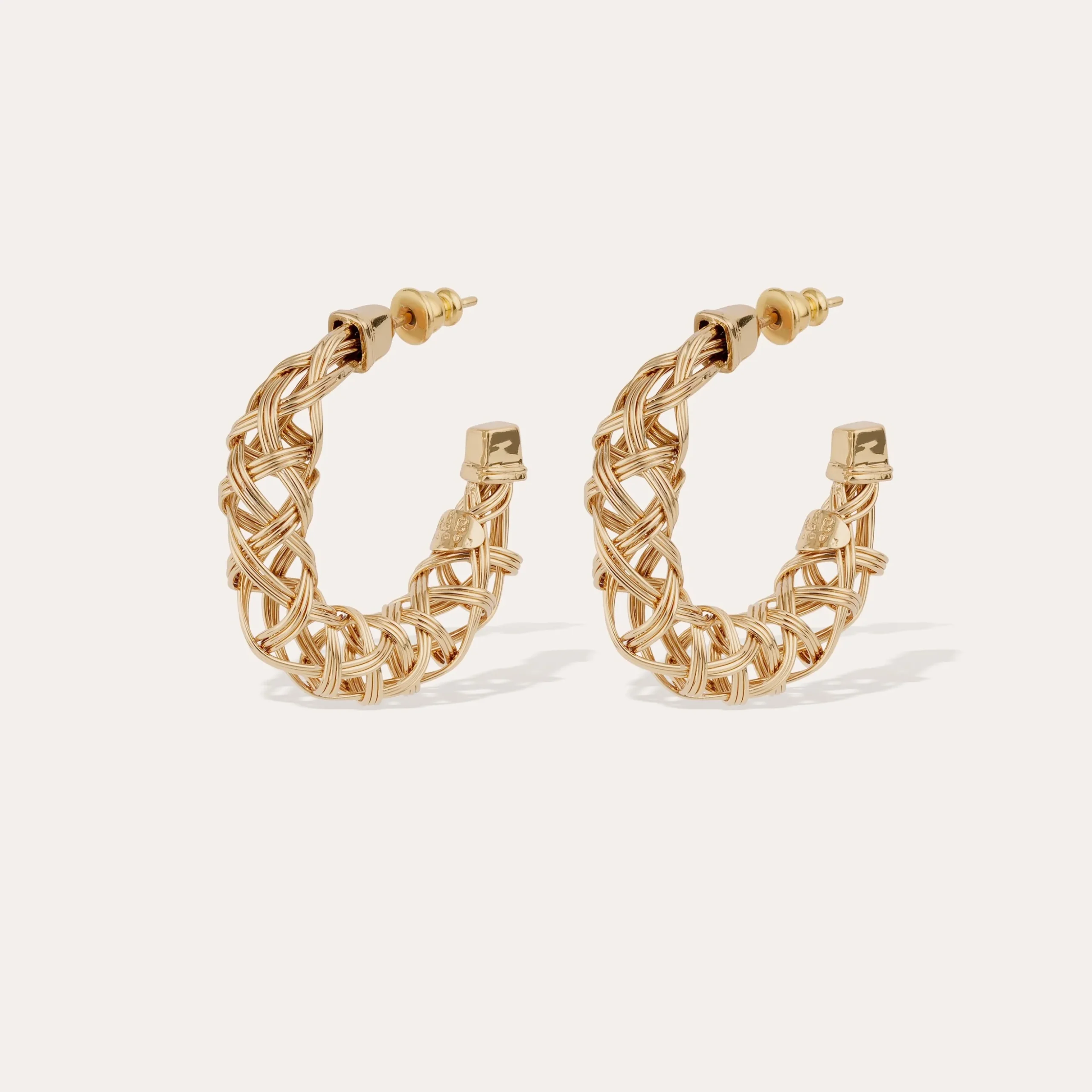Boucles d'oreilles créoles Fileo petit modèle