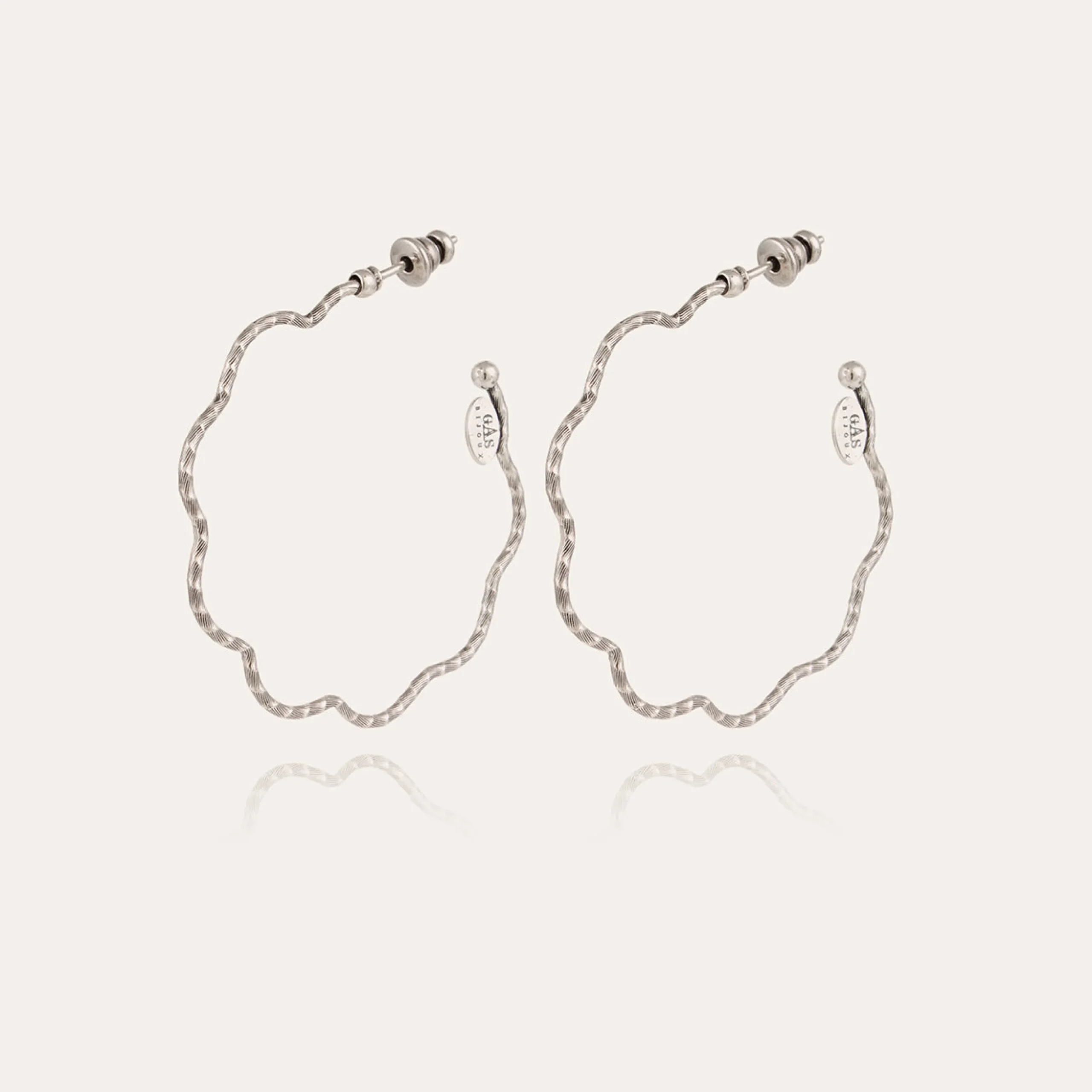 Boucles d'oreilles créoles Florette petit modèle