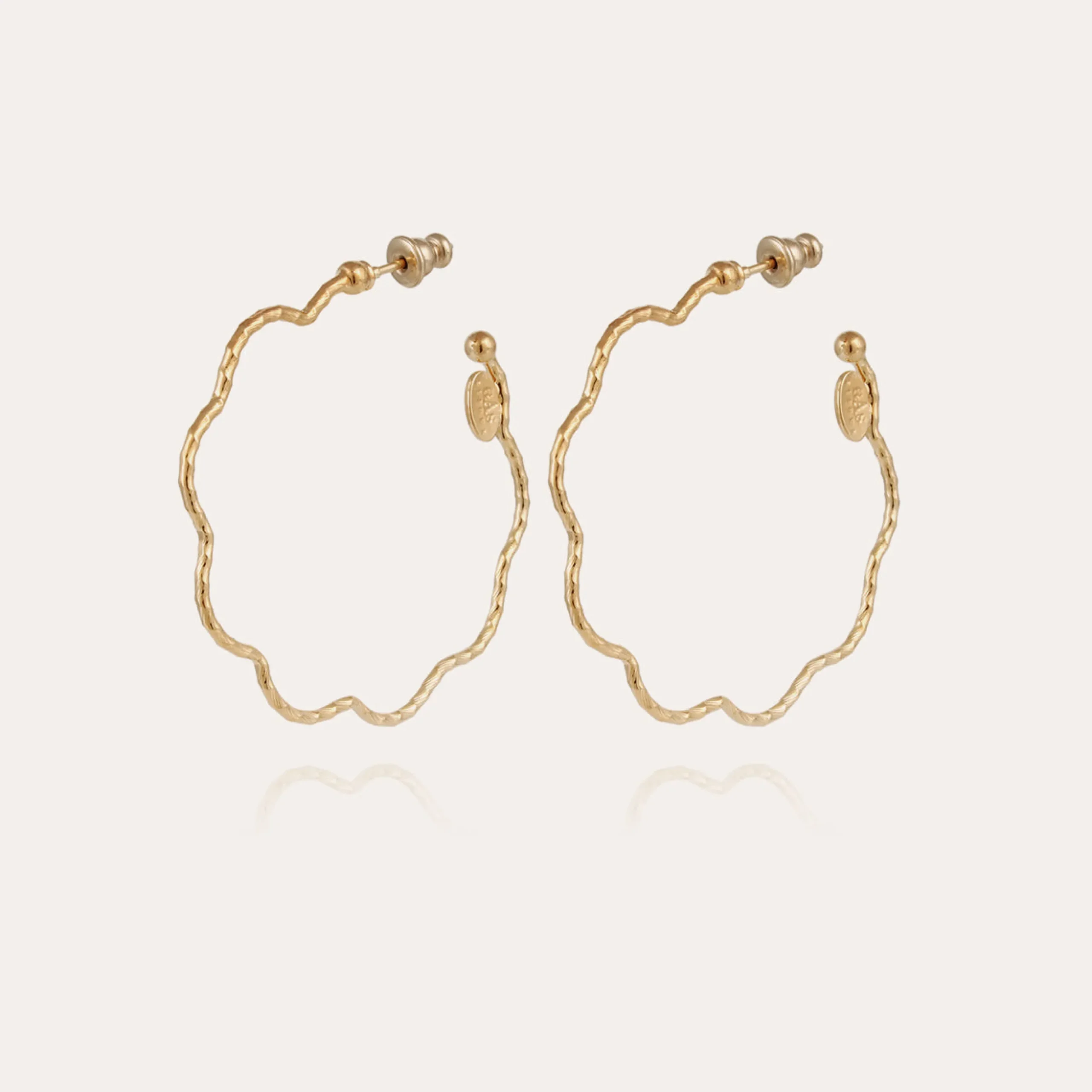 Boucles d'oreilles créoles Florette petit modèle