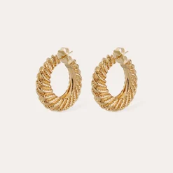 Boucles d'oreilles créoles Kontiki