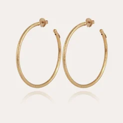 Boucles d'oreilles créoles Maori grand modèle
