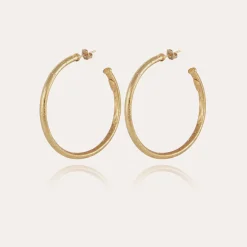 Boucles d'oreilles créoles Maori petit modèle