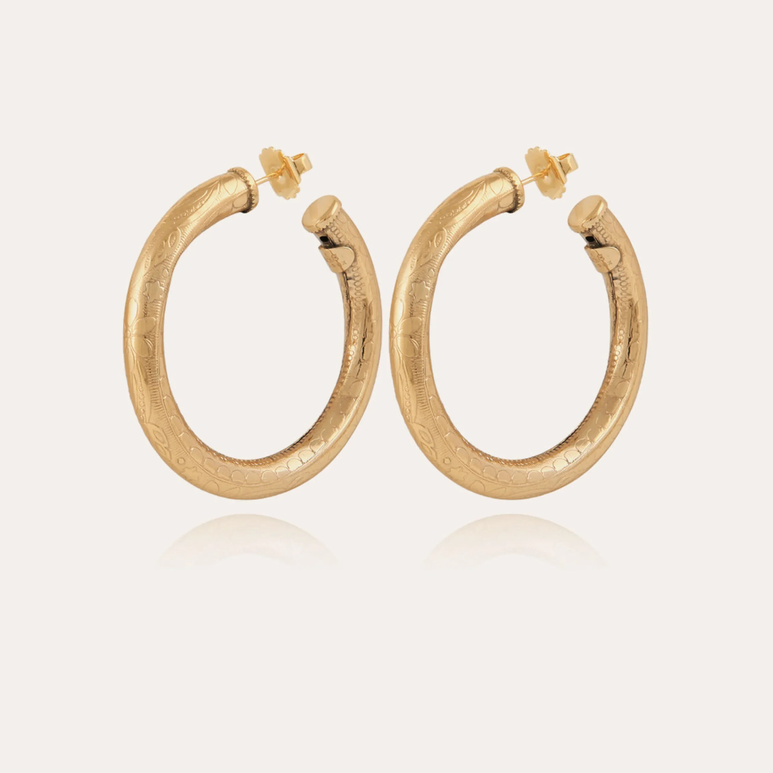 Boucles d'oreilles créoles Maoro petit modèle