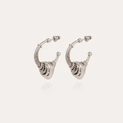 Boucles d'oreilles créoles Maranzana petit modèle