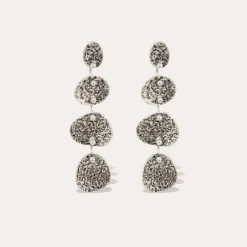 Boucles d'oreilles Eclipse 4 rangs