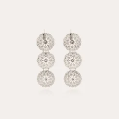 Boucles d'oreilles Flocon Triple mini