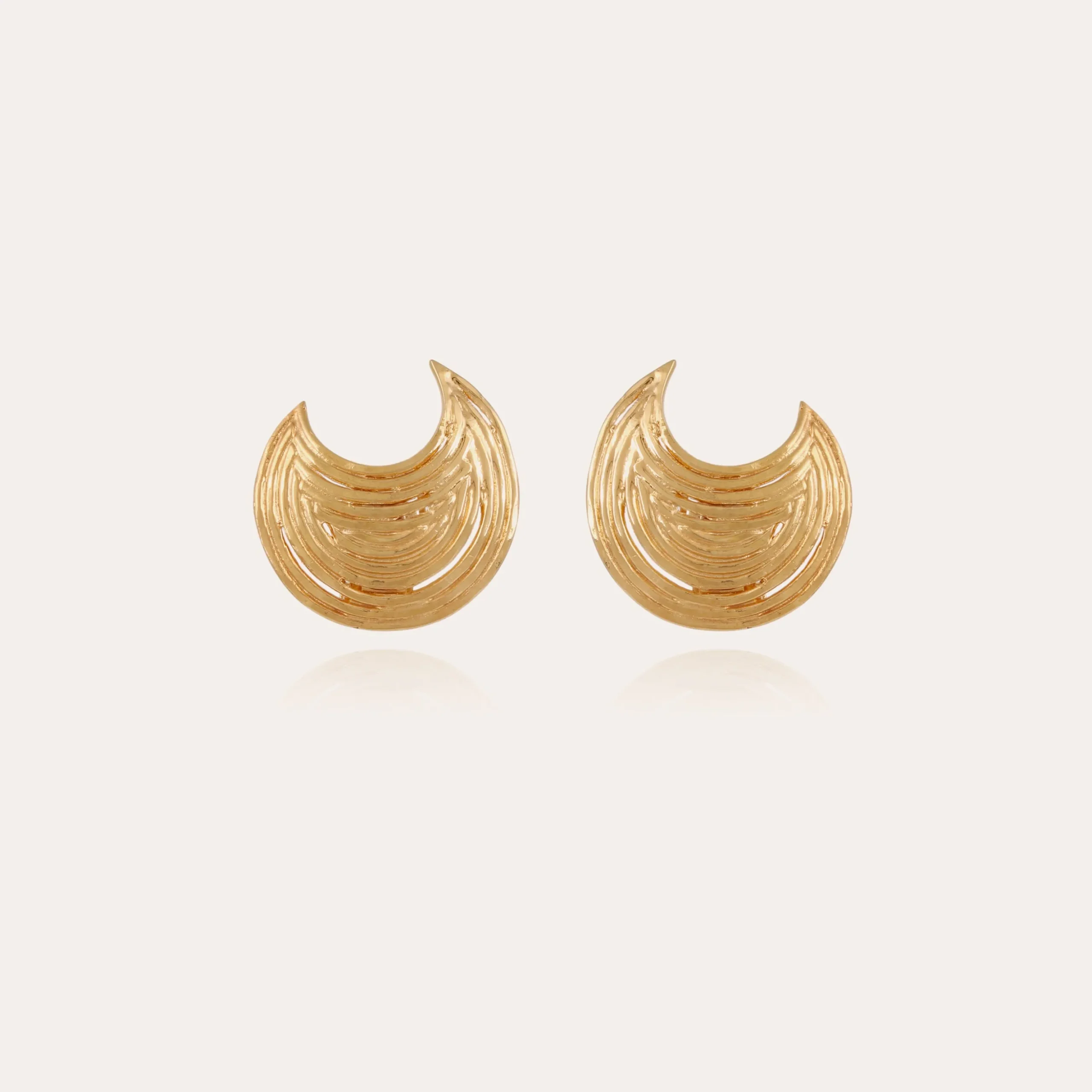 Boucles d'oreilles puces Luna Wave