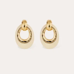 Boucles d'oreilles Selva petit modèle acétate - Ivoire