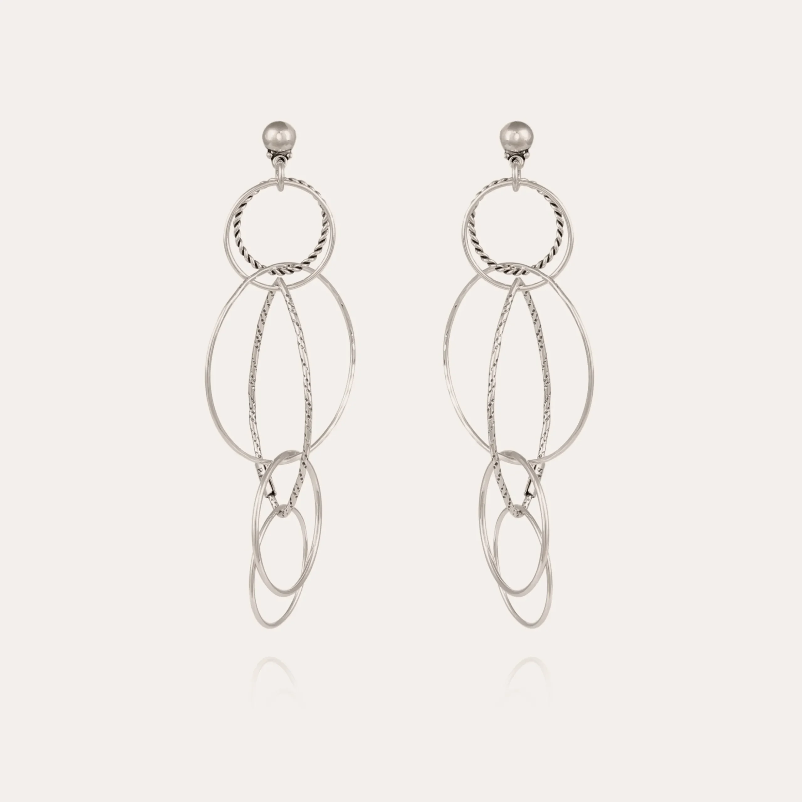 Boucles d'oreilles Torsade Multi petit modèle