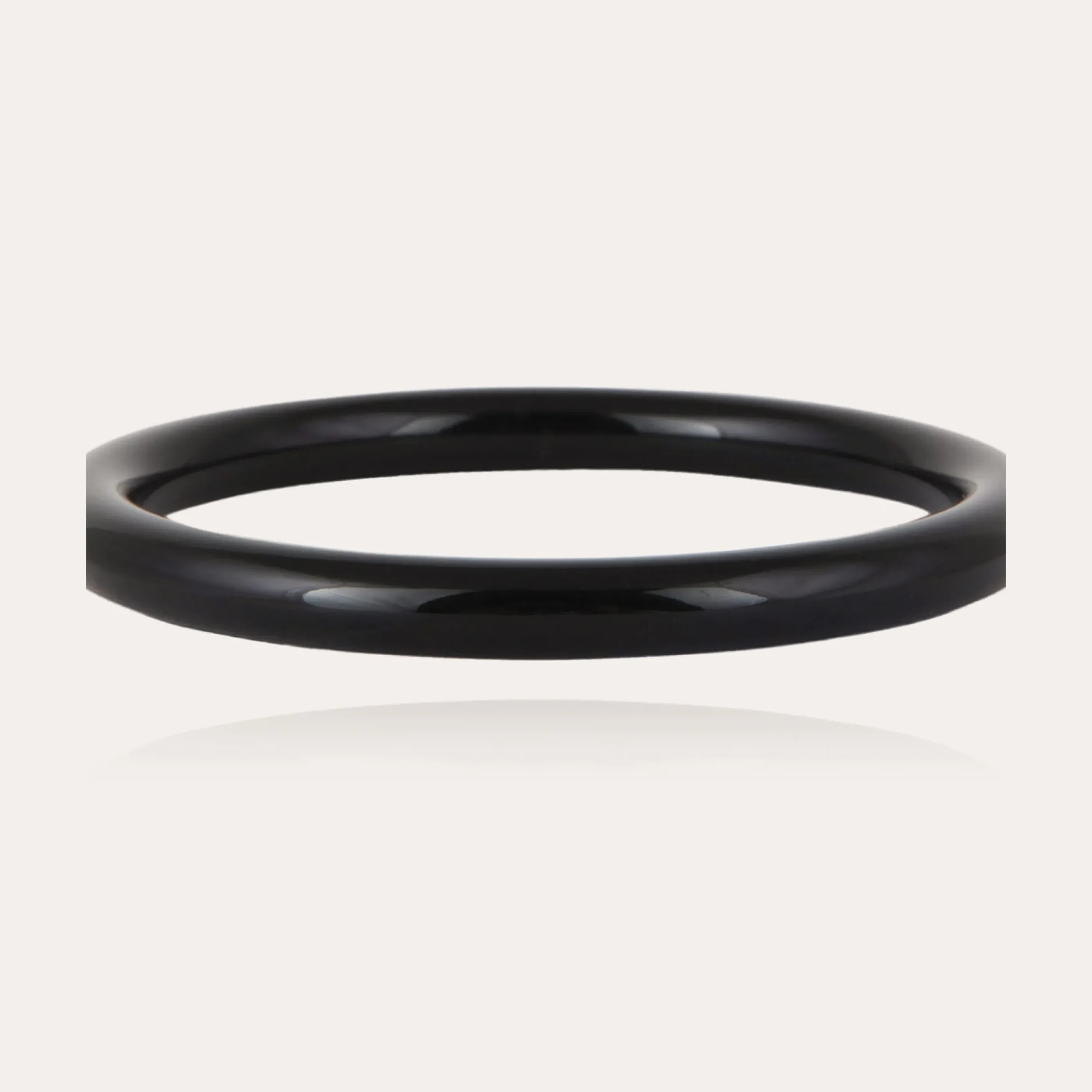 Bracelet Caftan acétate - Noir