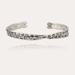 Bracelet jonc Liane croisé grand modèle