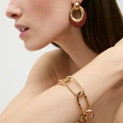 Bracelet Maille Ovale grand modèle