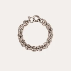 Bracelet Maille rond entrecroisé grand modèle