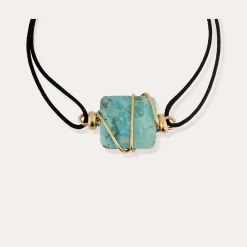 Bracelet Square mini lien - Turquoise