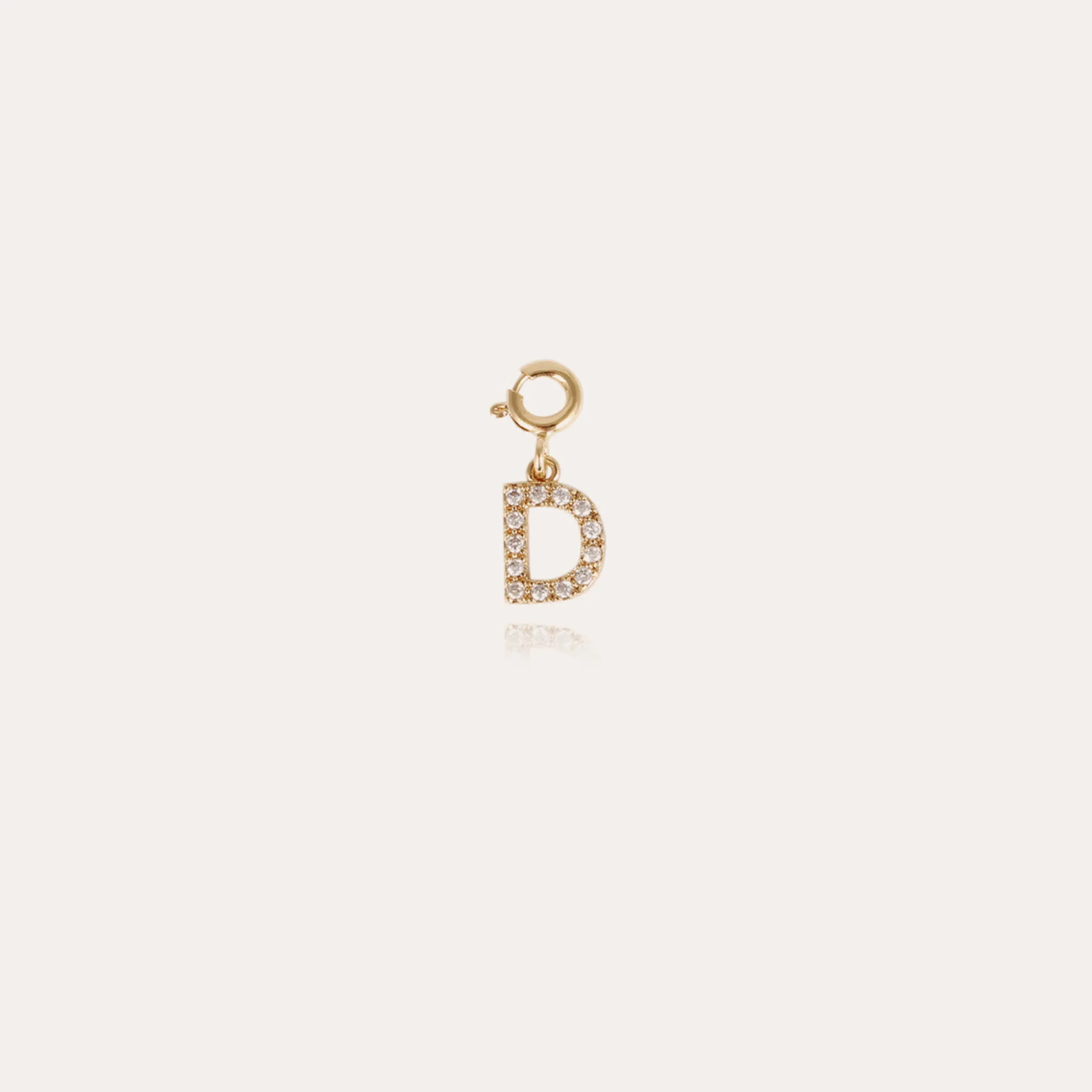Charms pendentif lettre D strass
