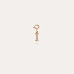 Charms pendentif lettre I strass