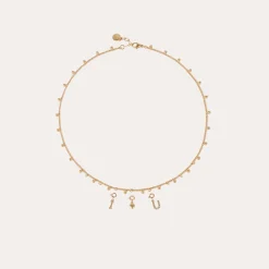 Charms pendentif lettre I strass