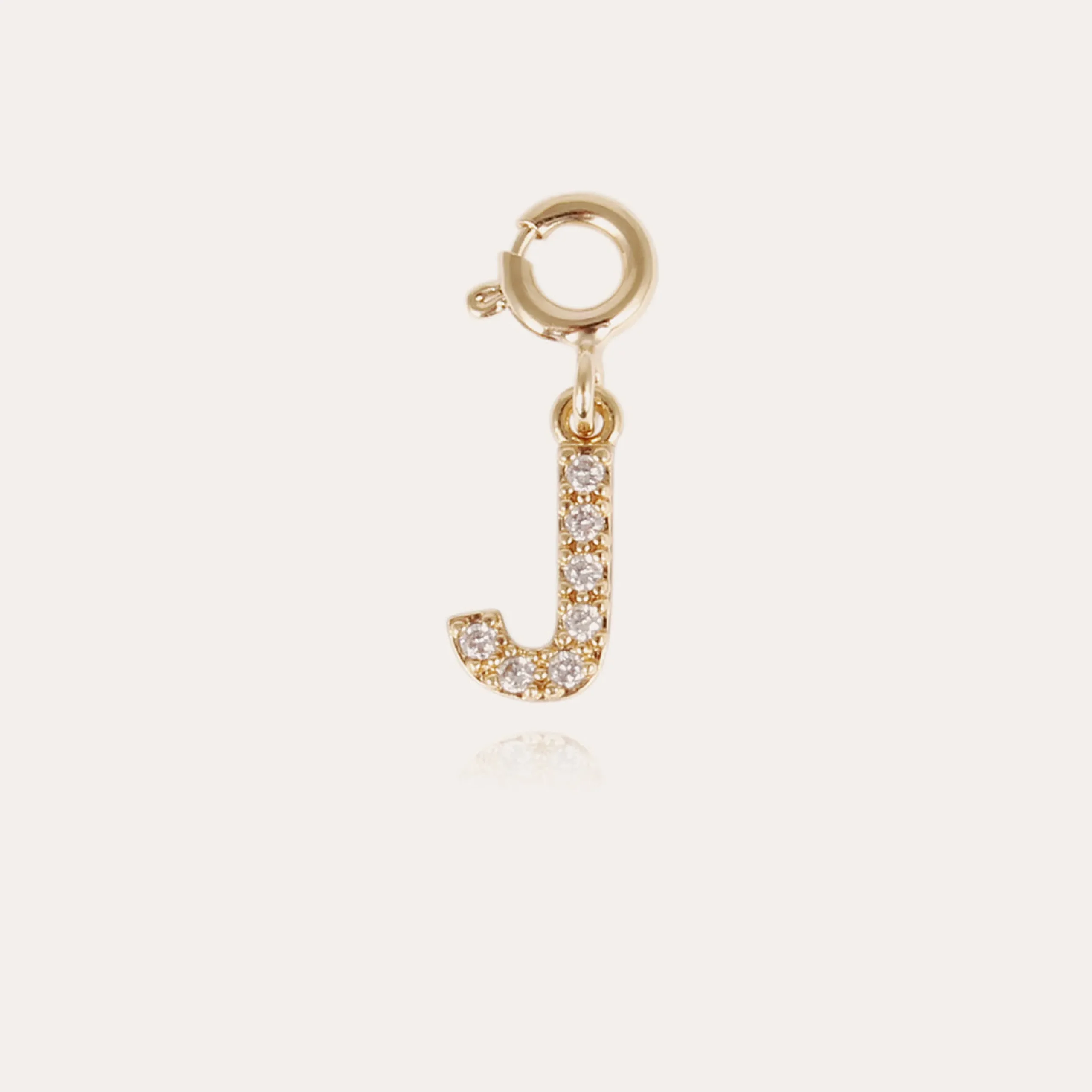 Charms pendentif lettre J strass