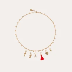 Charms pendentif lettre M strass