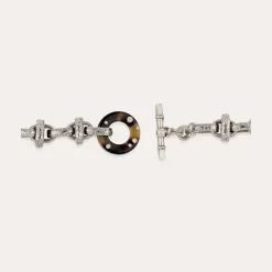 Collier Adrian acétate - Écaille