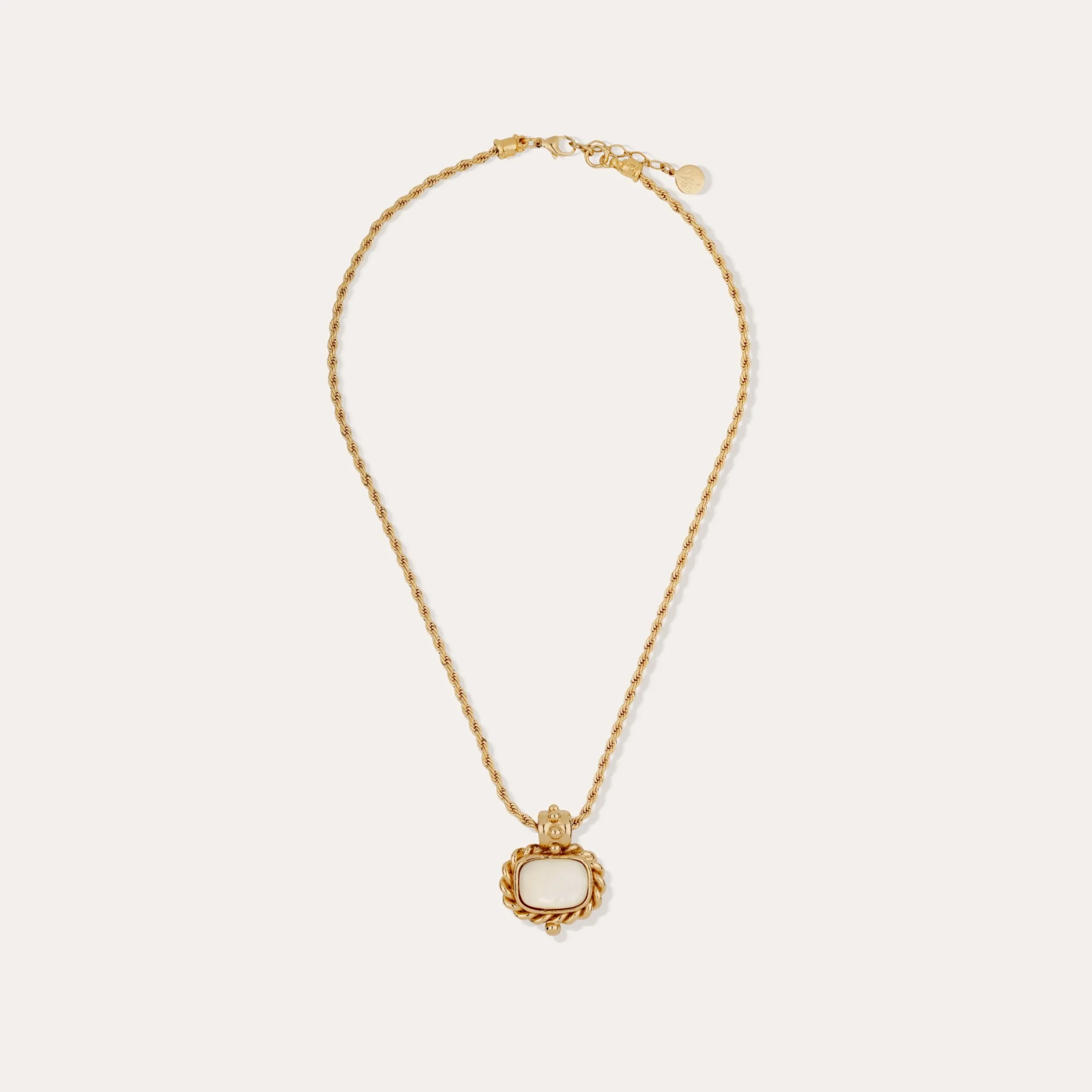 Collier Amarante - Nacre Blanche