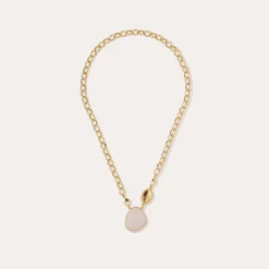 Collier Billy - Quartz rose