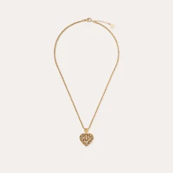 Collier Coracao petit modèle bicolore