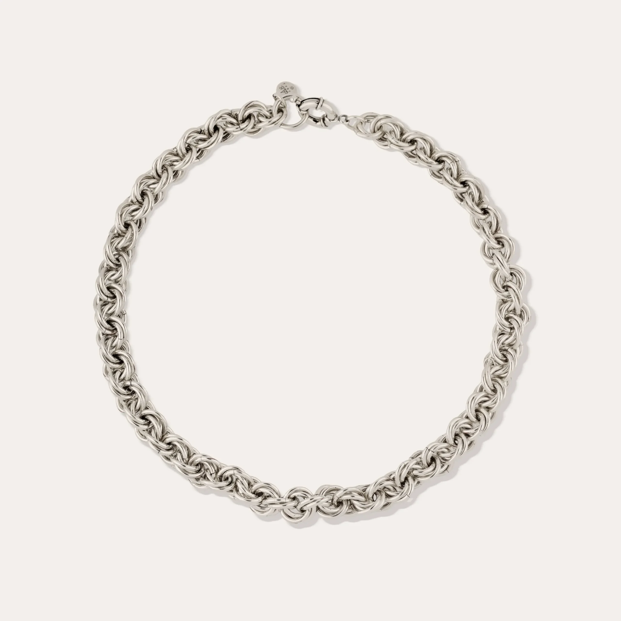 Collier Maille rond entrecroisé