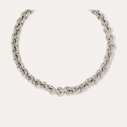 Collier Maille rond entrecroisé