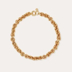 Collier Maille rond entrecroisé grand modèle