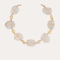 Collier Rainbow Multi grand modèle - Cristal de roche