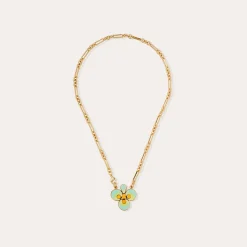 Collier Trèfle émail