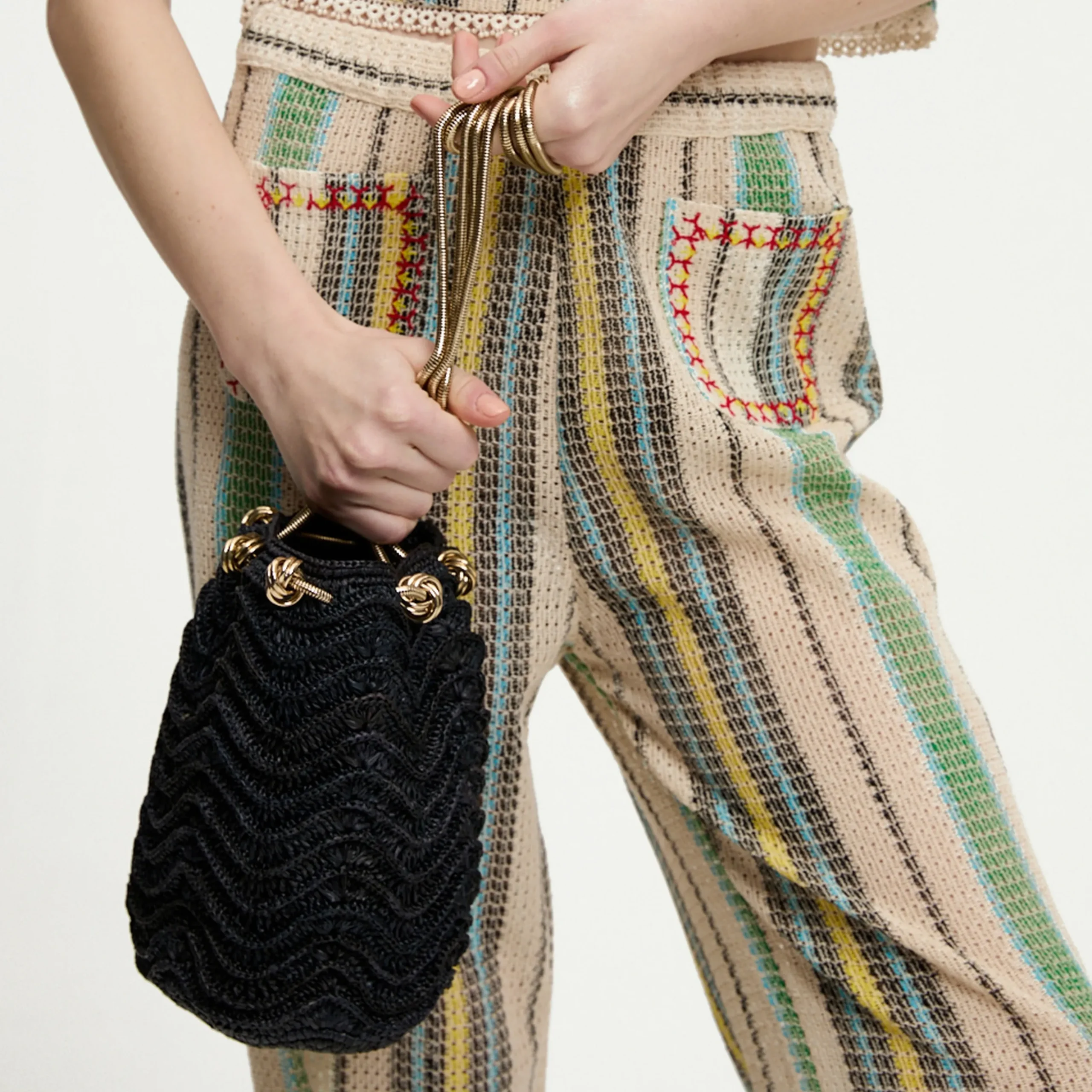 Sac bourse Soul Palmiers - Noir