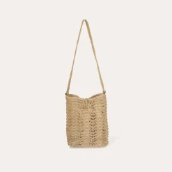 Sac seau Les Palmiers raphia